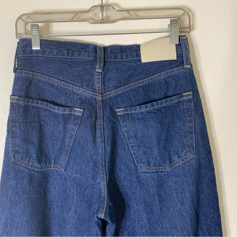 Citizens Of Humanity Womens Blue Beverly Slouch Boot Button Fly Jeans 23 - Picture 7 of 12